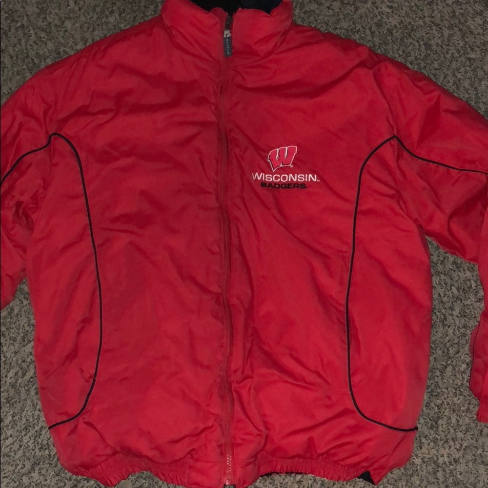 90s Retro Wisconsin Badgers Coat
